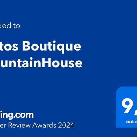 فيلا Elatos Boutique Mountainhouse كاربينيسي المظهر الخارجي الصورة